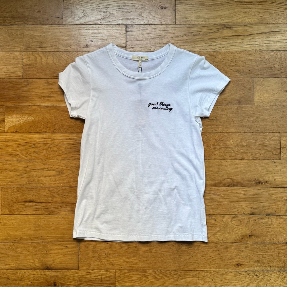 NWT Rag & Bone ‘good things are coming’ t-shirt (size: XS)
